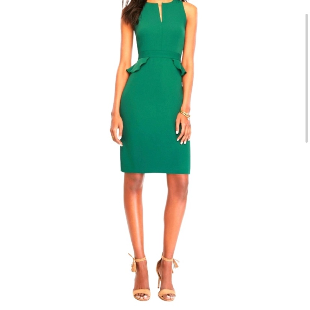Ann Taylor Green Midi Dress
